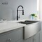 Kibi Aurora Single Handle Pull Down Kitchen Sink Faucet with Soap Dispenser C-KKF2003MB-KSD100MB - alternate 7